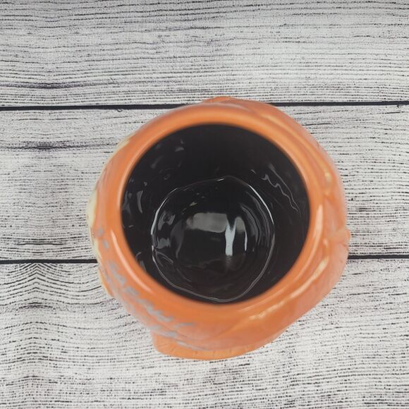 Rare DISNEY TRADER SAM'S Mahaloween 2015 Orange JACK SKELLINGTON Tiki Mug Signed - Picture 6 of 8